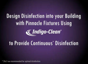 Indigo-Clean is integrated into Pinnacle Architectural Lighting Luminaires
